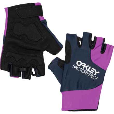 Oakley Factory Pilot Short Mountain Bike Gloves in Fathom