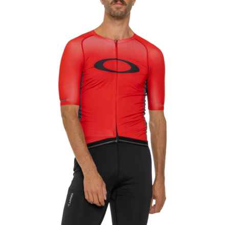 Oakley Icon Cycling Jersey 2.0 - Short Sleeve in High Risk Red