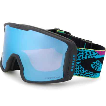 Oakley Line Miner Snowboard Goggles in Multi Digital Ellipse