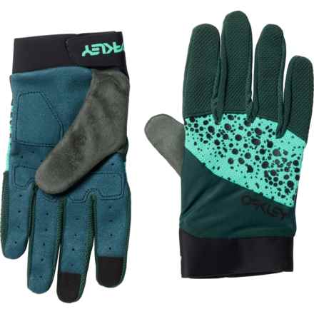 Oakley Maven Mountain Bike Gloves - Touchscreen Compatible in Green Frog
