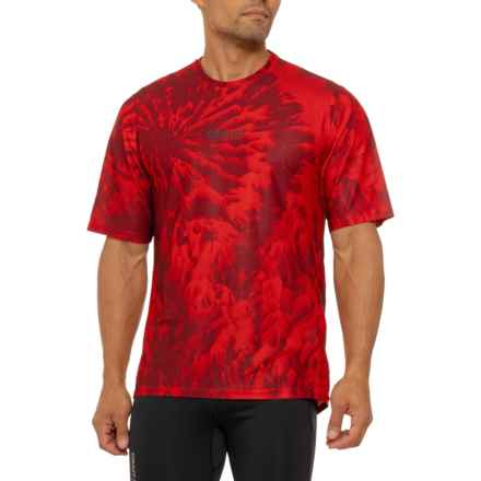 Oakley Ride Free Cycling Jersey - Short Sleeve in Red Mountain Tie Dye Pt
