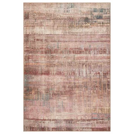 obeetee Avalon Woven Area Rug - 5’x7’6”, Modern Multi in Modern Multi