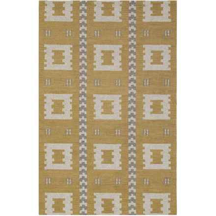 obeetee Freya Hand-Tufted Wool Area Rug - 3x5’, Freya Gold in Freya Gold