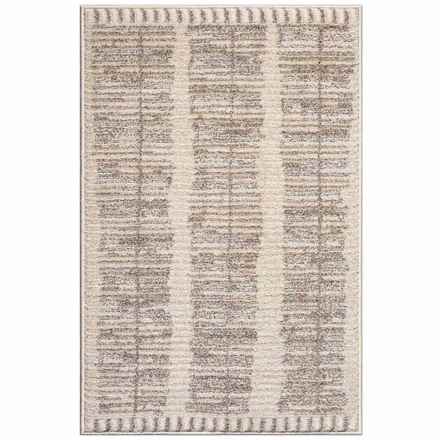 obeetee Static Area Rug - 5’3”x7’3”, Neutral in Neutral