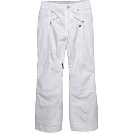 Obermeyer Big Girls Jessi Snow Pants - Waterproof, Insulated in White