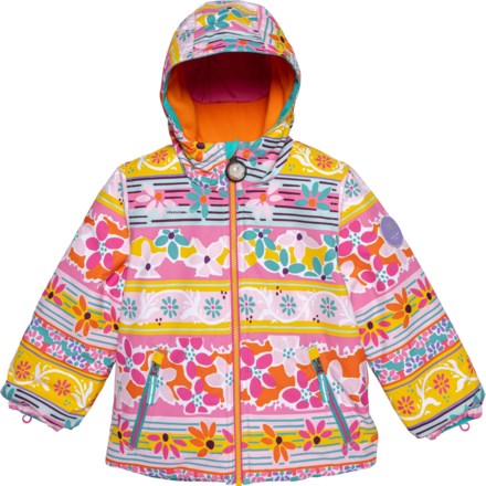 Obermeyer Little Girls Ashor Ski Jacket - Waterproof, Insulated in Daisy Dreams