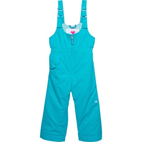 Obermeyer Little Girls Snoverall Bib Snow Pants - Waterproof, Insulated in Co Sky