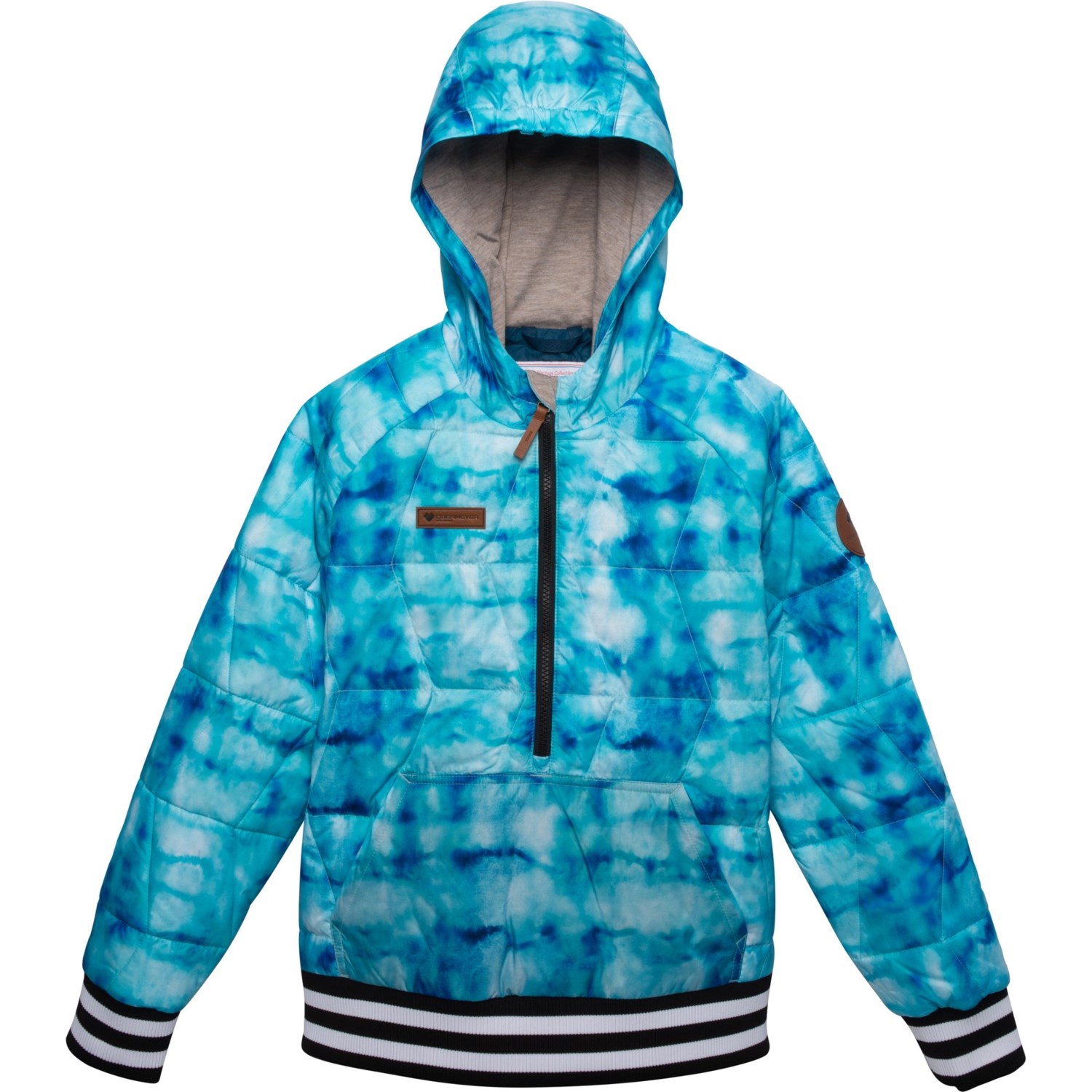 down anorak pullover