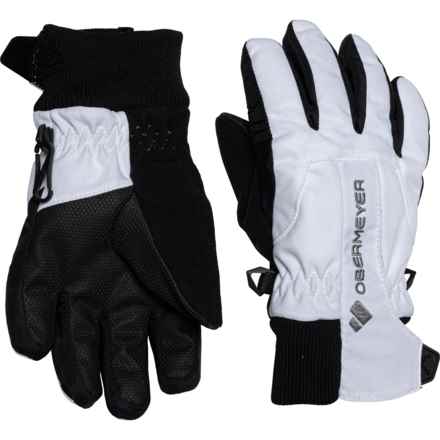 Obermeyer Thumbs Up Gloves - Insulated (For Big Boys) in White