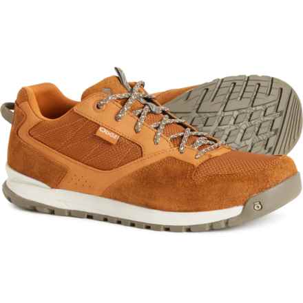 Oboz Footwear Bozeman Low Hiking Shoes - Suede (For Men) in Toasted Pecan