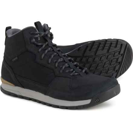 Oboz Footwear Bozeman Mid Hiking Boots - Nubuck (For Men) in Black