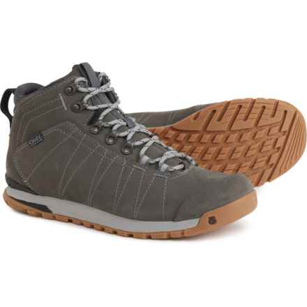 Oboz Footwear Bozeman Mid Hiking Boots - Nubuck (For Men) in Charcoal