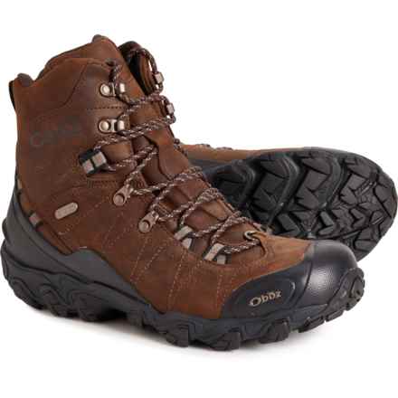 Oboz Footwear Bridger B-Dry 8” Hiking Boots - Waterproof, Insulated (For Men) in Bark