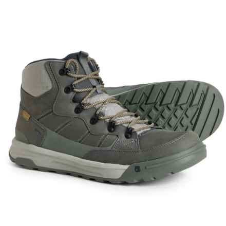 Oboz Footwear Burke Mid Boots - Waterproof, Nubuck (For Men) in Nimbus Gray