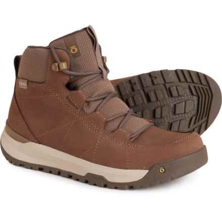 Oboz Footwear Cedar Mid Boots - Waterproof, Insulated, Nubuck (For Women) in Morel Brown