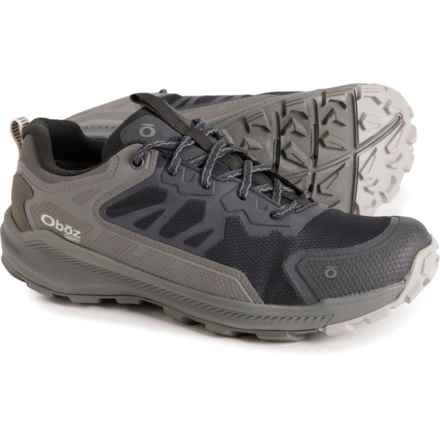 Oboz Footwear Katabatic Low Hiking Shoes - Waterproof (For Men) in Black Sea