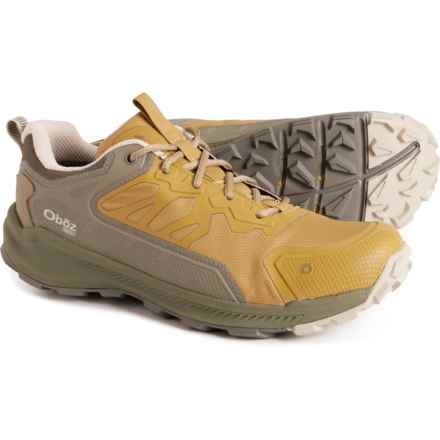 Oboz Footwear Katabatic Low Hiking Shoes - Waterproof (For Men) in Mustard Seed