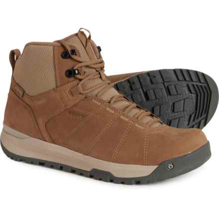 Oboz Footwear Shedhorn Mid Boots - Waterproof, Insulated, Nubuck (For Men) in Sandhill