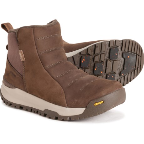 Oboz Footwear Sphinx Pull-On Boots - Waterproof, Insulated, Nubuck (For Women) in Moose Brown