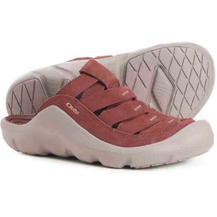 Oboz Footwear Whakata Town Sport Sandals - Suede (For Women) in Port