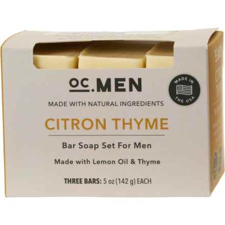 OC Men Bar Soap - 3-Pack in Citron Thyme
