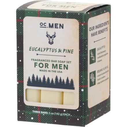 OC Men Bar Soap - 3-Pack in Eucalyptus Pine