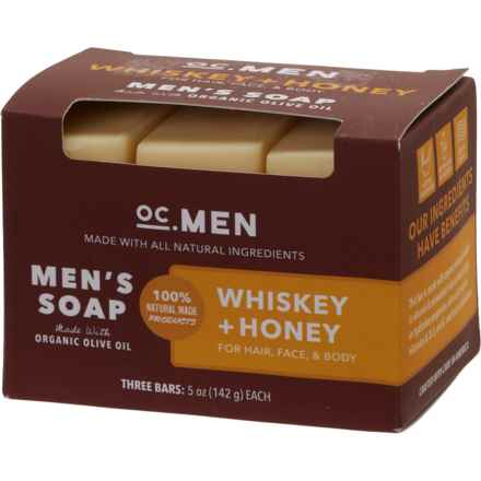 OC Men Bar Soap - 3-Pack in Whiskey Honey