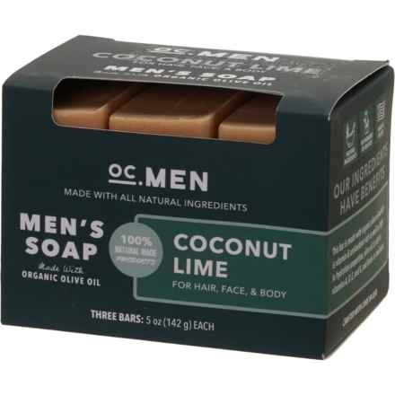 OC Men Bar Soap Set - 3-Pack, 5 oz. in Coconut Lime