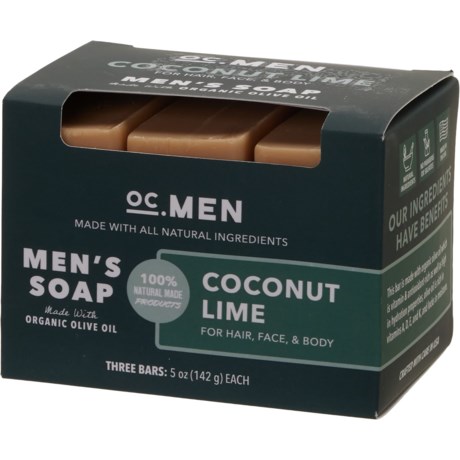 OC Men Bar Soap Set - 3-Pack, 5 oz. - Save 25%