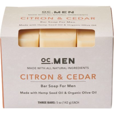 OC Men Hydrate and Energize Mountain Pine Bar Soap - 3-Pack - Save 33%