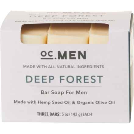 OC Men Deep Forest Bar Soap -3-Pack (For Men) in Deep Forest
