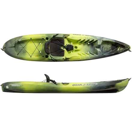 Ocean Kayak Malibu Recreational Kayak - 11’5”, Sit-on-Top , Factory Seconds in Lemongrass Camo