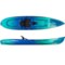 Ocean Kayak Malibu Recreational Kayak - 11’5”, Sit-on-Top in Seaglass