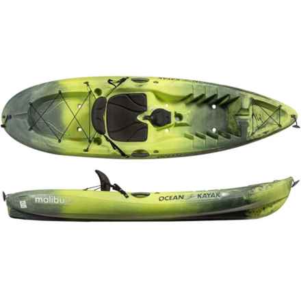 Ocean Kayak Malibu Recreational Kayak - 9’5”, Sit-on-Top in Lemongrass Camo