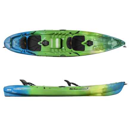 Ocean Kayak Malibu Two-Tandem Recreational Kayak - 12’, Sit-on-Top in Ahi