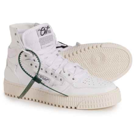 Off-White Made in Italy 3.0 Off Court High Top Sneakers - Calf Leather (For Women) in White