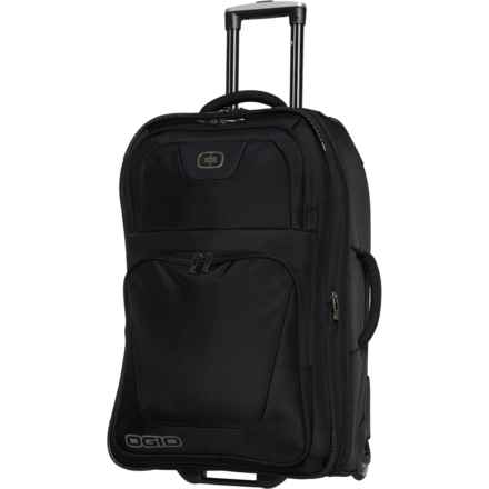 OGIO 26” Kickstart Rolling Suitcase - Softside, Expandable, Black in Black