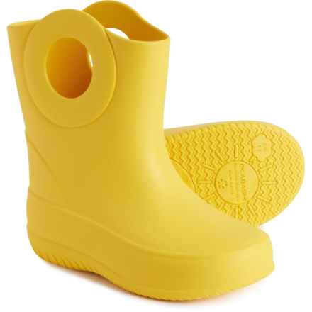 OKABASHI Little Boys and Girls Kendall Rain Boots - Waterproof in Sunflower