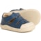 OLD SOLES Little Boys Fresco Ground Sandals - Leather in Denim / Sporco