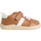 8RNVT_3 OLD SOLES Little Boys Retro Ground Sneakers - Leather