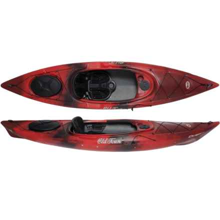 Old Town Dirigo Fishing Kayak - 10’6", Sit Inside in Red And Black