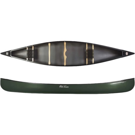 Old Town Discovery 158 Tandem Canoe - 15’8”, Factory Seconds in Green