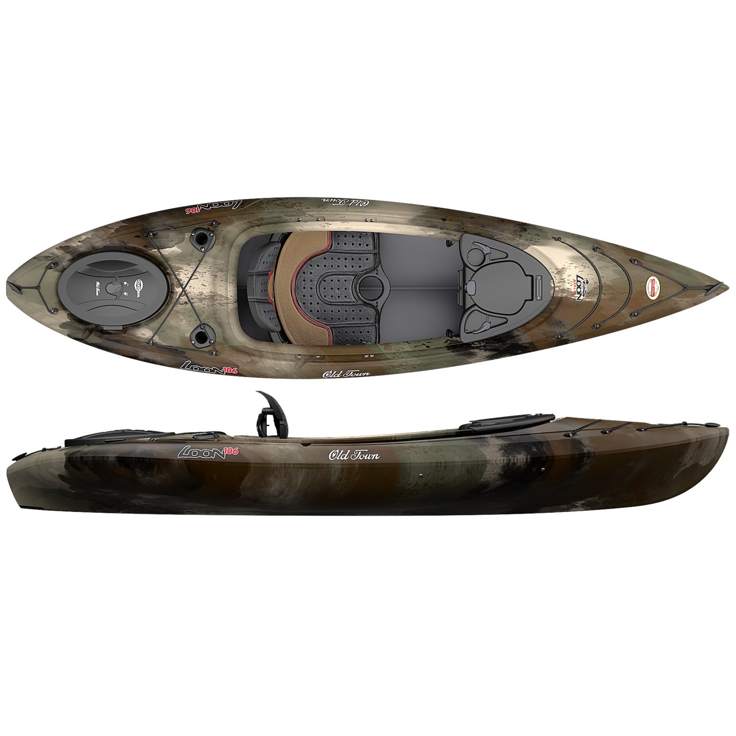 Old Town Loon 106 Angler Recreational Kayak 10’6”