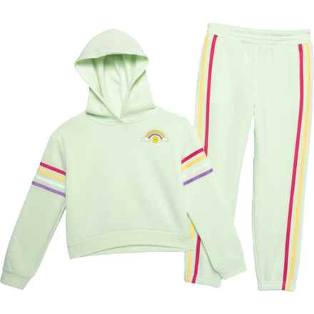 OLIVIA KAY Big Girls Hoodie and Joggers Set in Ambrosia