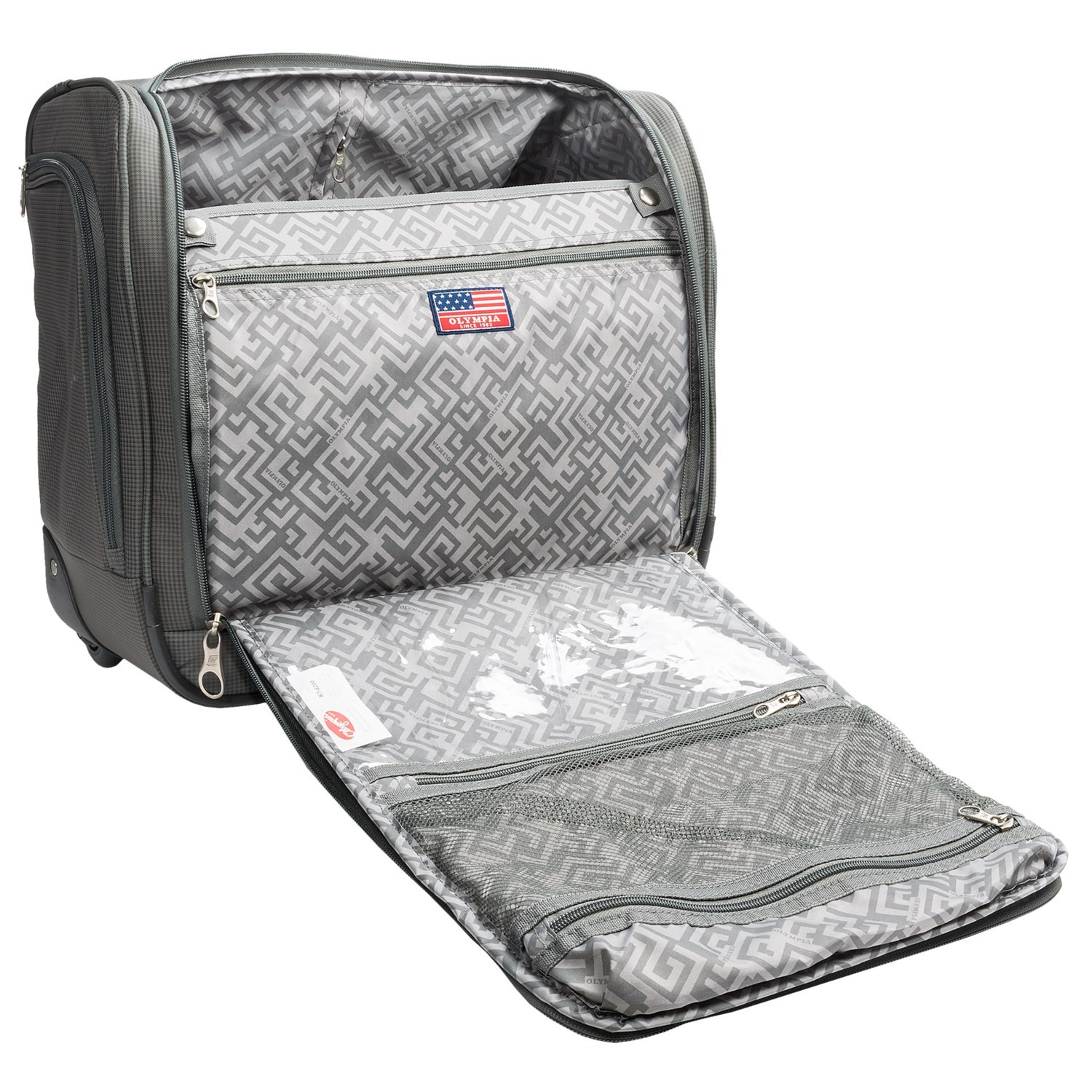 Olympia Under the Seat Rolling Carry-On Bag - 15” - Save 50%