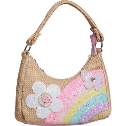 OMG ACCESSORIES Daisy Mini Hobo Bag (For Girls) in Natural