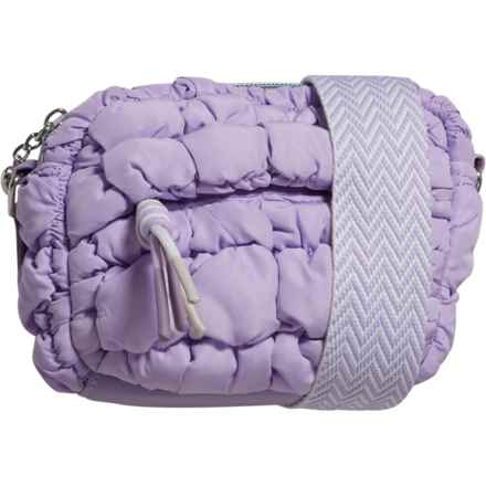 OMG ACCESSORIES Scrunch Crossbody Bag (For Girls) in Orchid