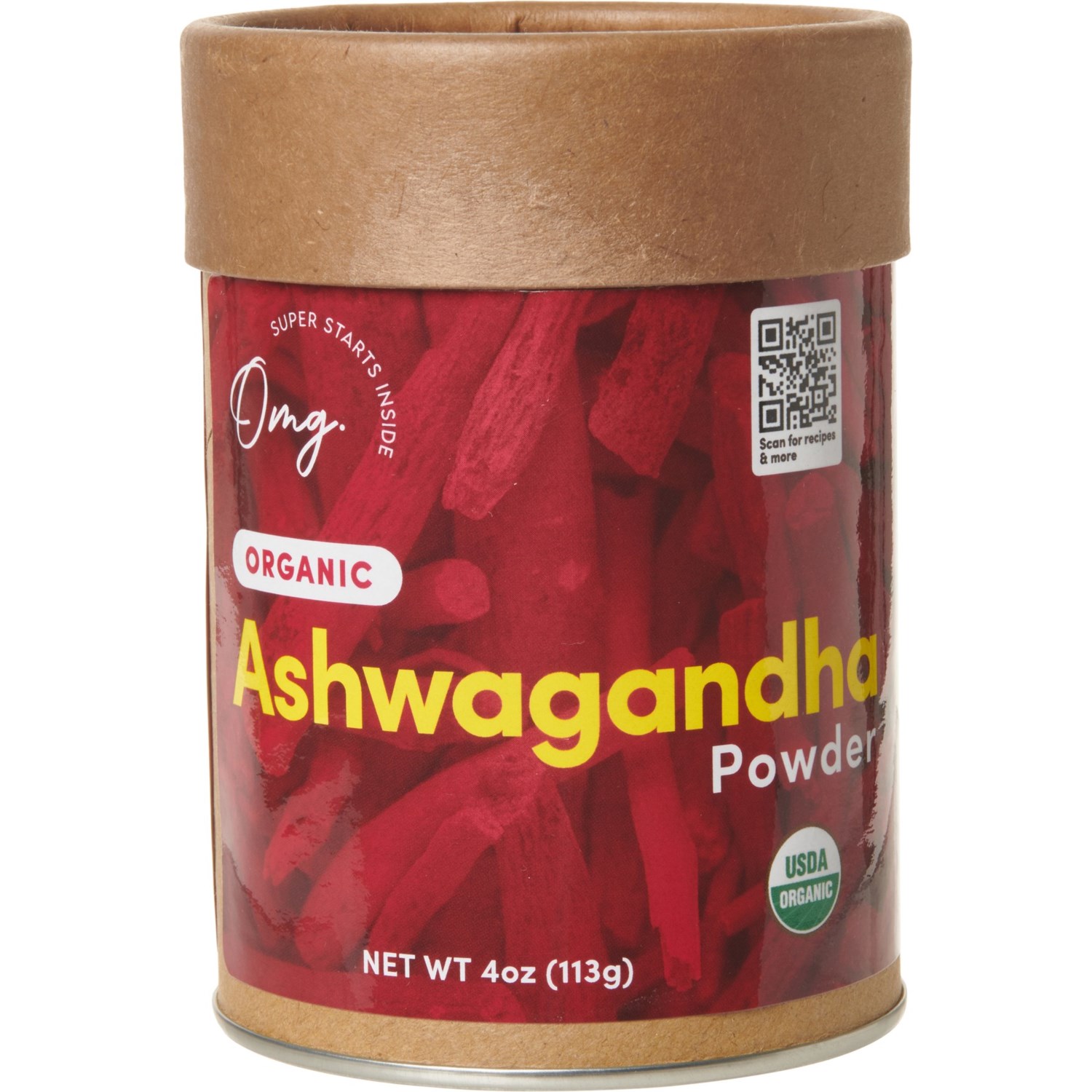 OMG Organic Ashwagandha Powder 4 oz. Save 40