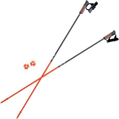 ONE WAY GT 13 Comp Mag Ski Poles - Pair in Mag Flame