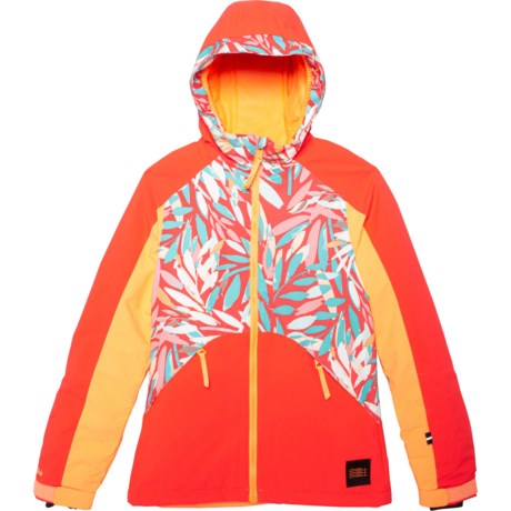 girls red ski jacket